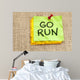 Go Run Reminder Wall Mural