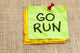 Go Run Reminder Wall Mural