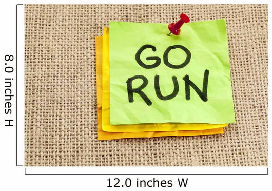 Go Run Reminder Wall Mural