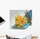 Pasta on a Square Japanese Plate Wall Mural