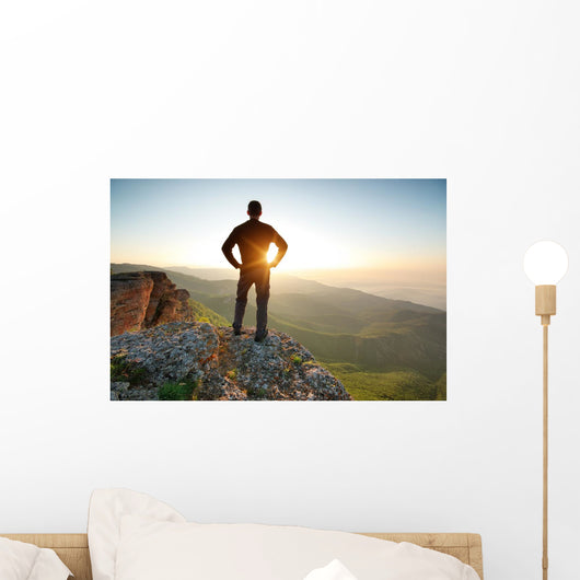 Man Top Mountain