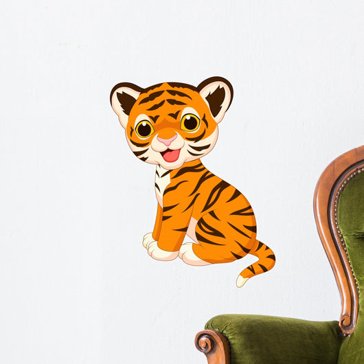 Cute Tiger Wall Decal