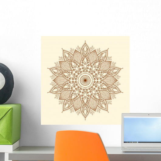 Mandala Beautiful Hand-drawn Flower