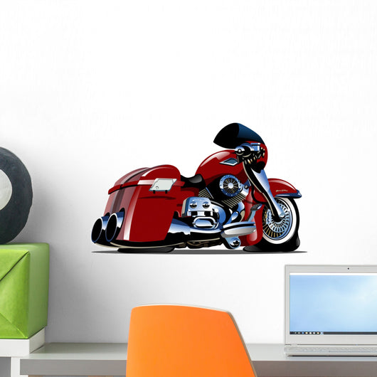 Vector Cartoon Motorbike