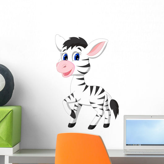 Cute Baby Zebra Cartoon