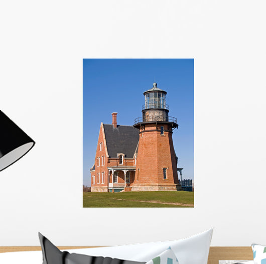 Historic Southeast Light on Block Island, RI Wall Mural