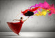 Ballet Dancer Flying Satin