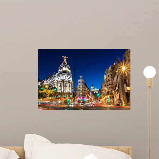 Gran via Madrid Spain