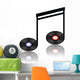 Musical Note Wall Mural