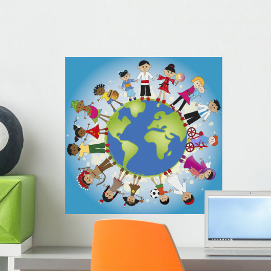 Family World Wall Mural