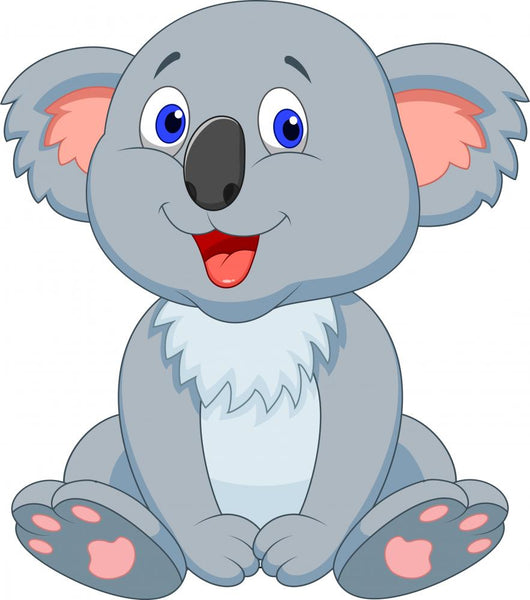 Cute koala cartoon Wall Decal