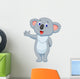 Cute Koala Cartoon Hand Wall Decal
