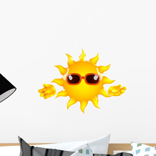 Sunshine welcomes you Wall Decal