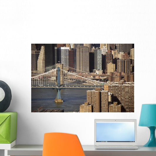 Manhattan Bridge, NYC. Wall Mural