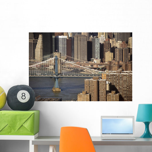 Manhattan Bridge, NYC. Wall Mural