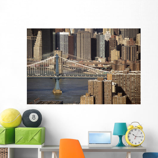 Manhattan Bridge, NYC. Wall Mural