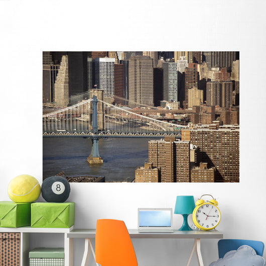 Manhattan Bridge, NYC. Wall Mural
