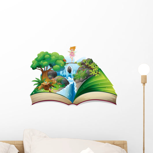 Open Book with Image
