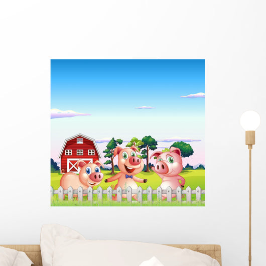 Three Pigs Dancing inside