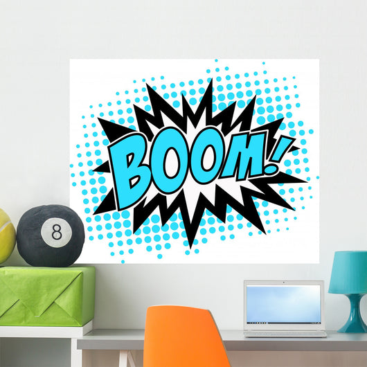 BOOM! Comic Sprechblase Explosion Wall Decal