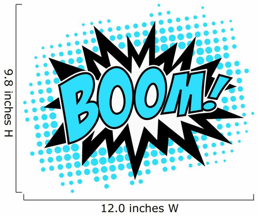 BOOM! Comic Sprechblase Explosion Wall Decal