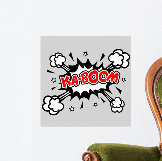 Kaboom - Comic Sprechblase Explosion Wall Mural