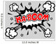 Kaboom - Comic Sprechblase Explosion Wall Mural
