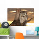 Owl Sunset Yellow Wall Mural