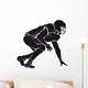 American Football Player Silhouette