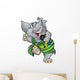 Elephant with Microphone Wall Decal