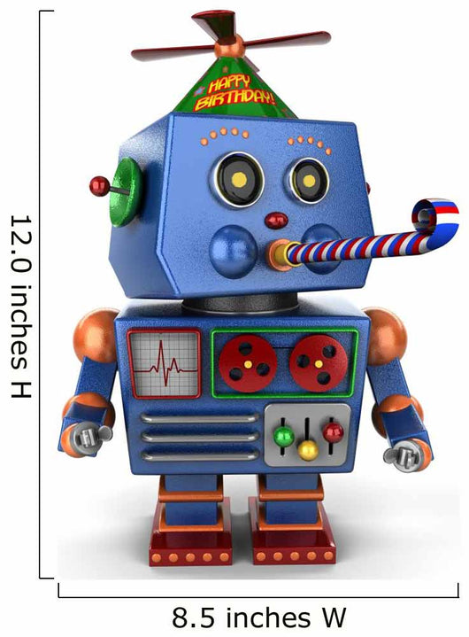 Happy Birthday Toy Robot