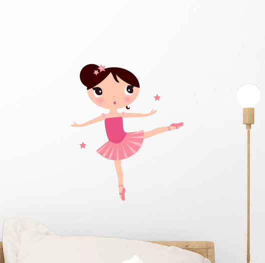 Cute Pink Ballerina Girl