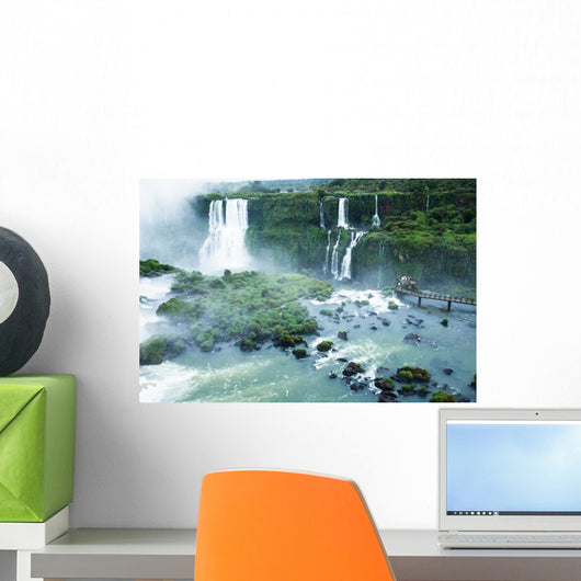 Iguassu Falls from Brazilian Side Wall Decal