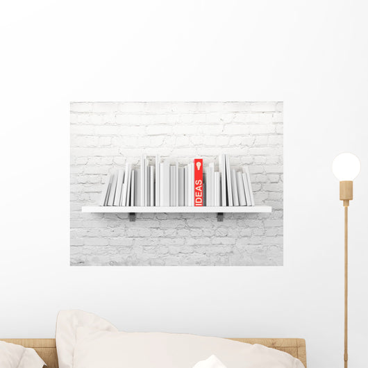 Blank Books Shelf and