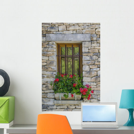 Pretty Window with Red