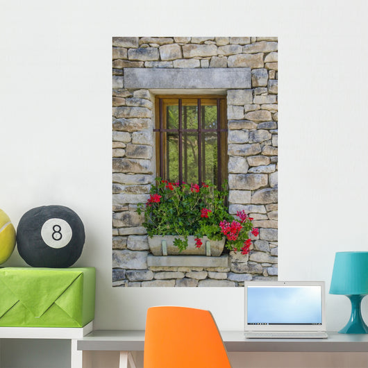 Pretty Window with Red