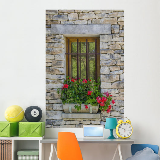 Pretty Window with Red