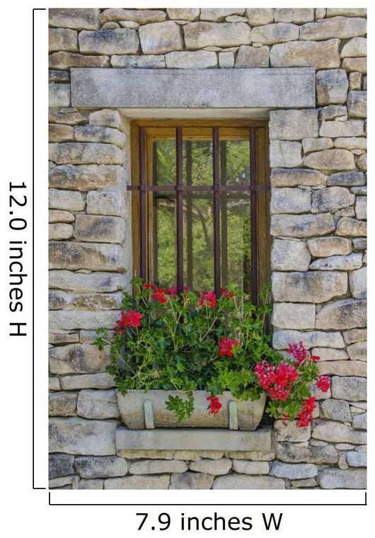 Pretty Window with Red