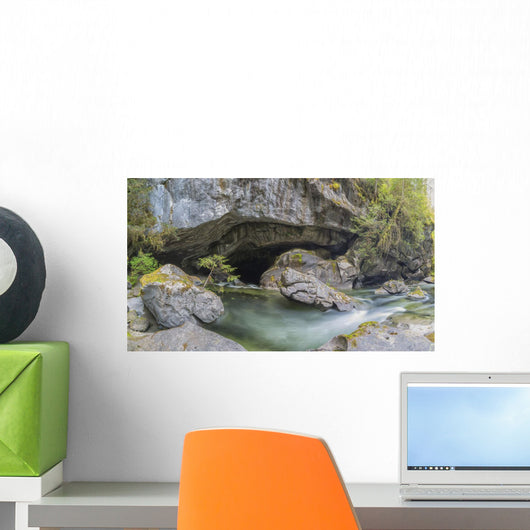 Little Huson Caves, near Woss Wall Mural