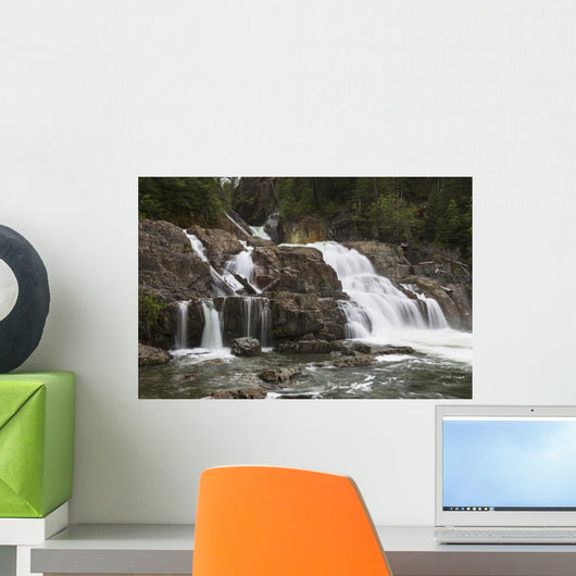 Lower Myra Falls, Strathcona Provincial Park Wall Mural