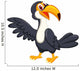 Ute Toucan Bird Waving