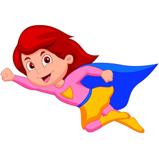 Super Girl Wall Decal