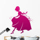 Silhouette Cinderella Wearing Her