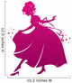 Silhouette Cinderella Wearing Her