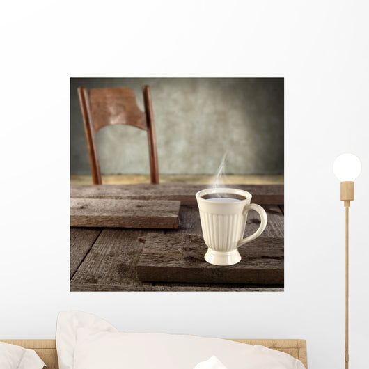 Single Coffee and Single Wall Mural