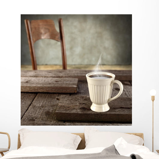 Single Coffee and Single Wall Mural