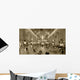 Fast Crowd Moving in Grand Central Station Wall Mural