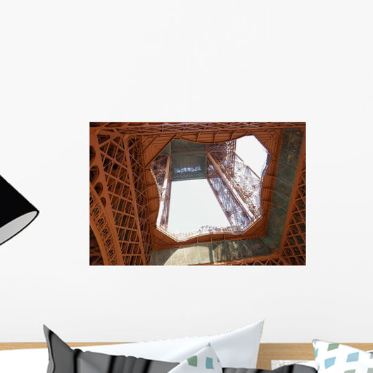 Inside Eiffel Tower Wall Mural