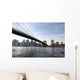 brooklyn bridge with manhatten in background, nyc Wall Mural