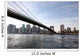 brooklyn bridge with manhatten in background, nyc Wall Mural